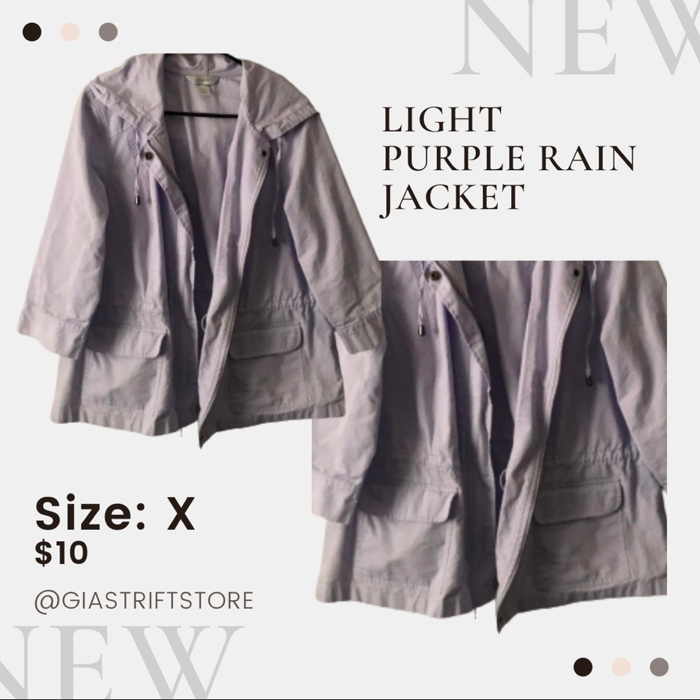 Light Purple Rain Jacket